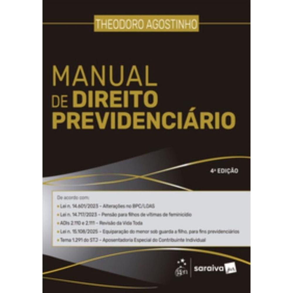 Manual De Direito Previdenciário - 4ª Edição 2026