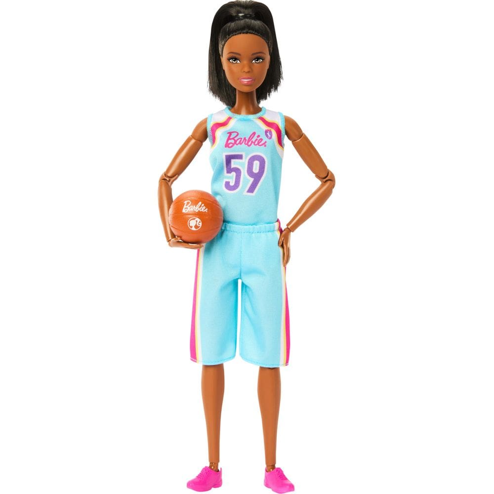 Boneca Barbie para jogadora de basquete Made to Move com acessórios