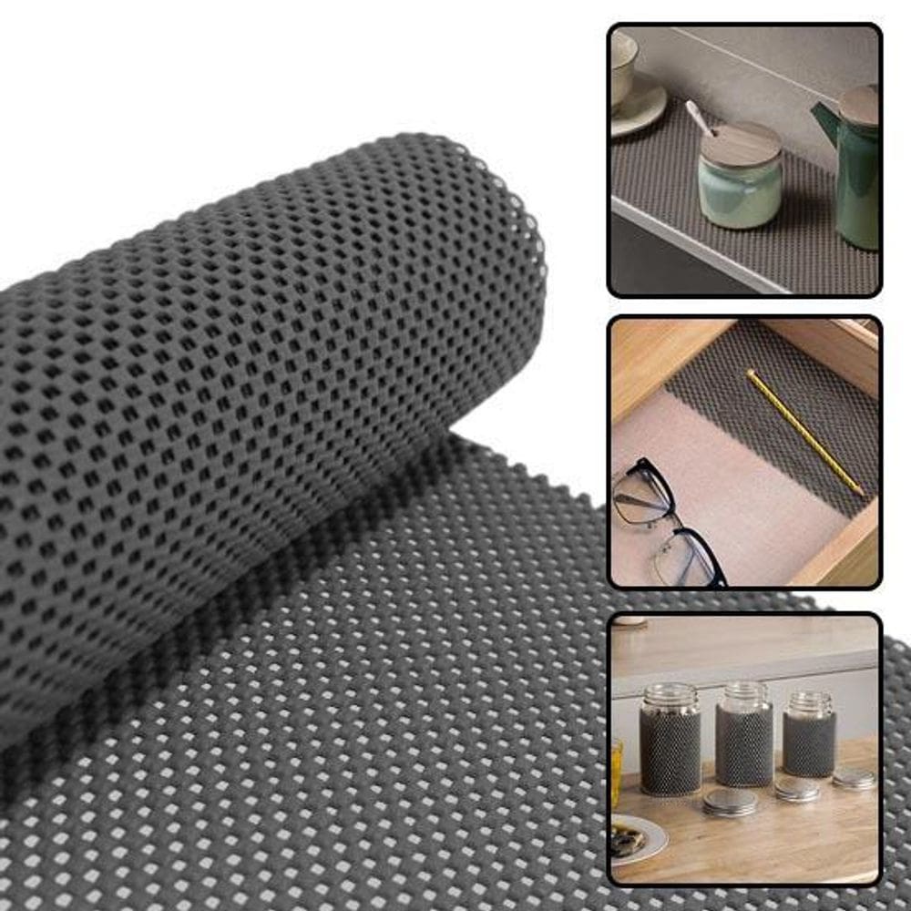 Forro Armário Gaveta Prateleira Flex Cinza 4 Metro X 30Cm