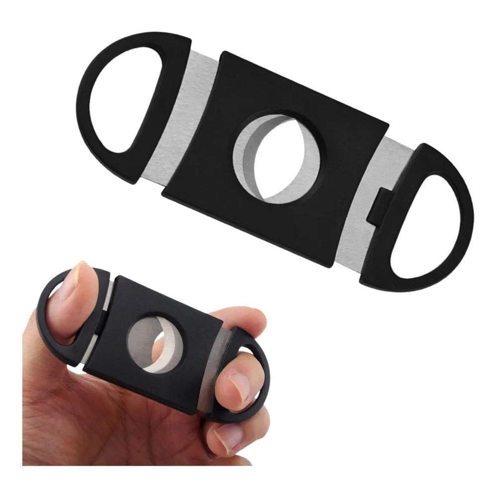 Cortador De Charutos Guilhotina Dupla Portatil