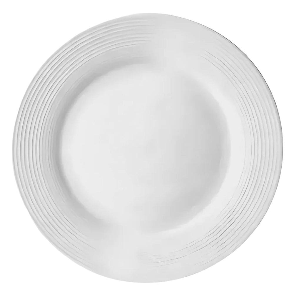 Prato De Sobremesa 20Cm Porcelana Decorada Brizzard