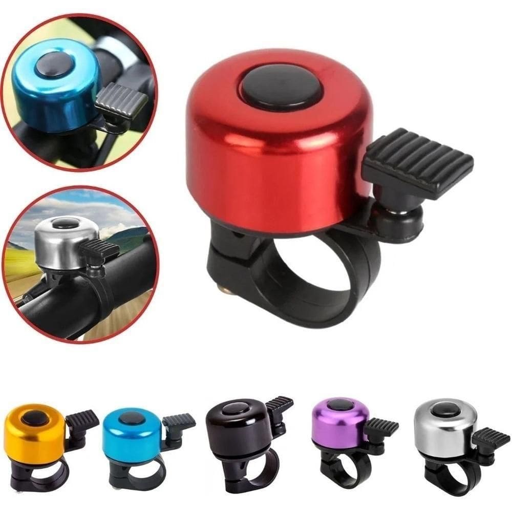 Buzina Bike Campainha Bicicleta Trim Trim Retro Sino Adulto Infantil Antiga Classica Em Aço Cor:dourado;tamanho:u