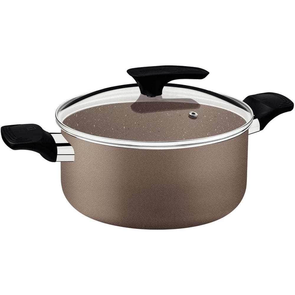 Caçarola Tramontina Antiaderente Milazzo 24Cm Amêndoas