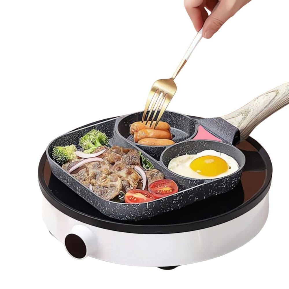 Frigideira Antiaderente 3 Em 1 Fogões Indução Vitrocerâmicos