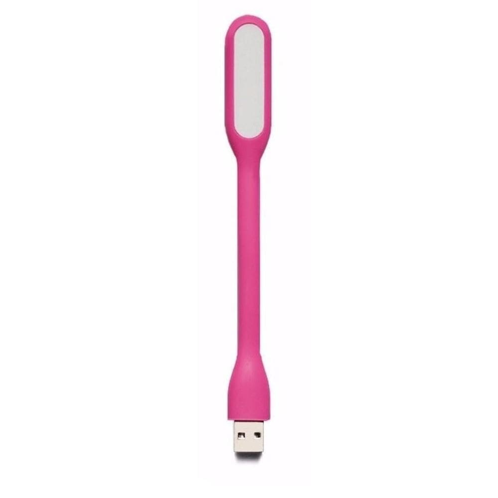 Mini Luminária Led Notebook Pc Usb Flexível Leitura Rosa