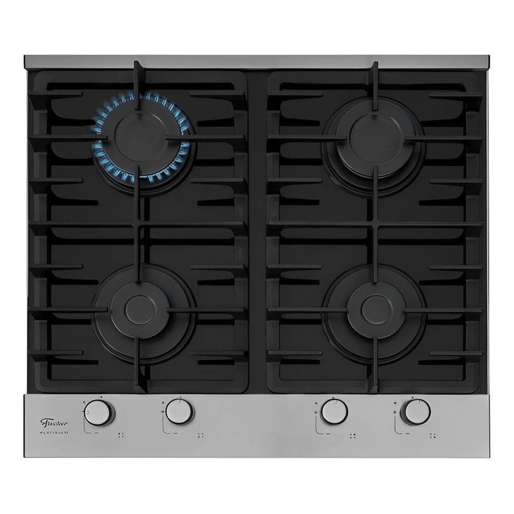 Cooktop Fischer G Ii Platinium 4 Bocas Bivolt 59x52x12 Cm