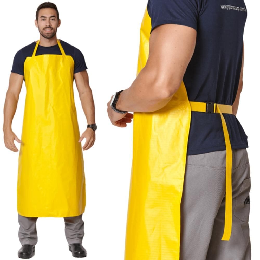 Avental Industrial Impermeável 120x65 Engate PVC Forrado Standard Brascamp