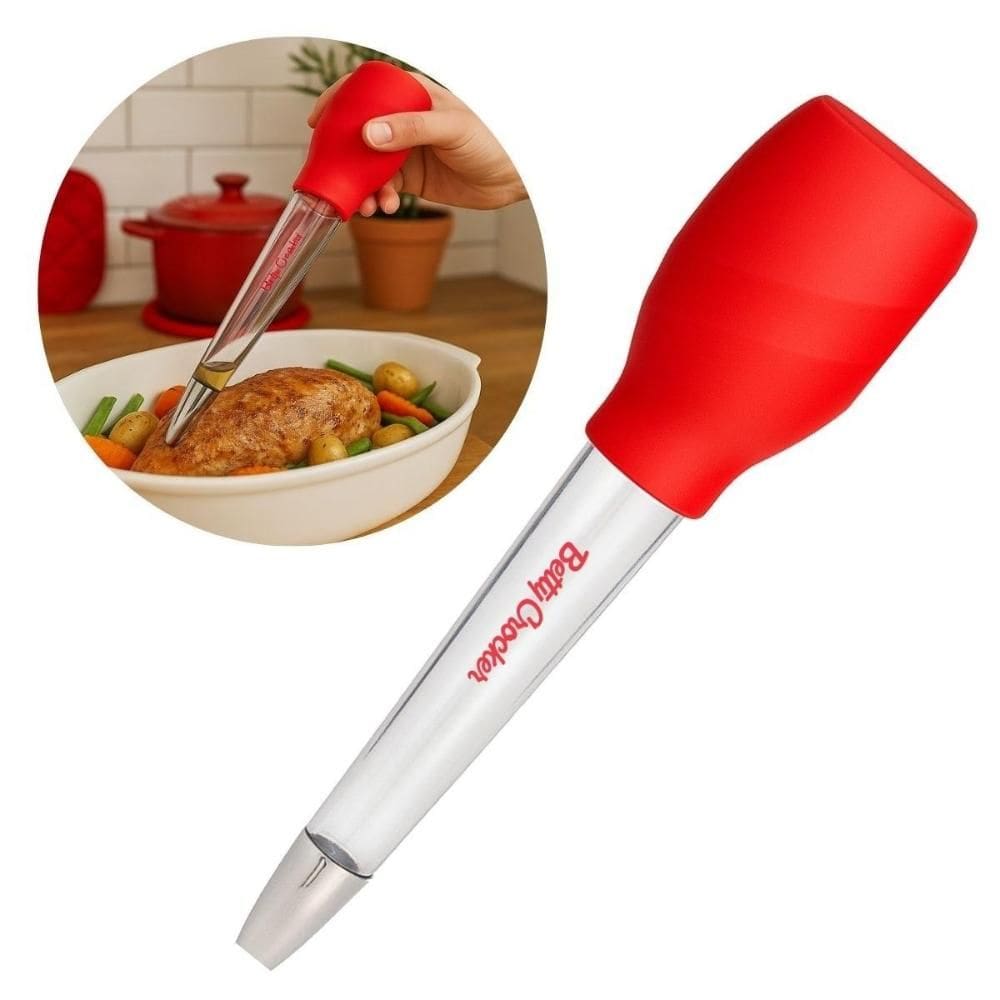 Injetor Marinados Cozinha Carnes Receitas 28ml Betty Crocker