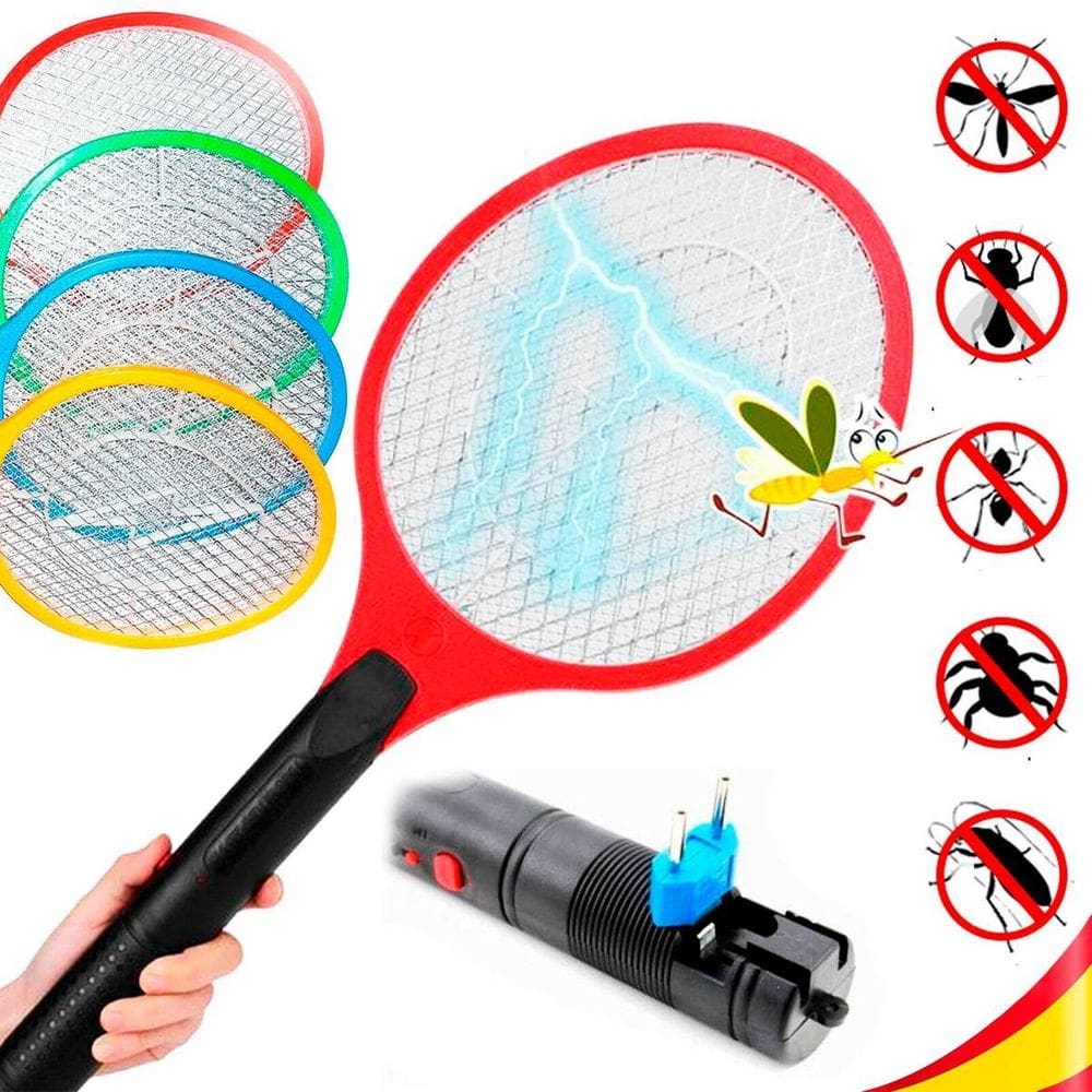 Raquete Elétrica Mata Pernilongos Mosquitos Sem Barulho