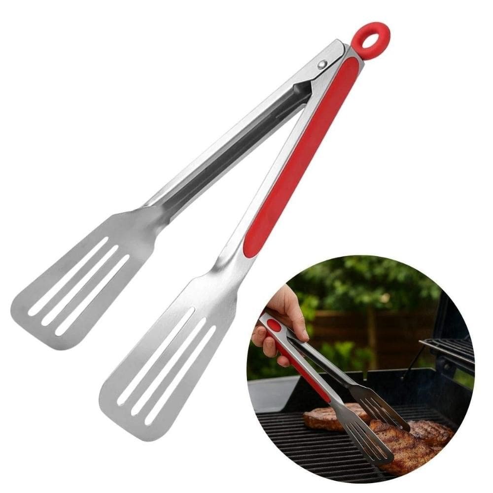Pegador Articulado Pinça Churrasco Carnes Inox Betty Crocker