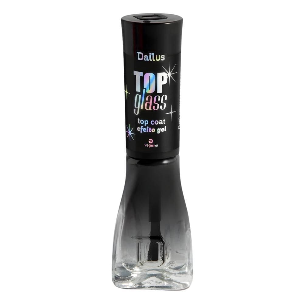 Esmalte Top Coat Dailus Top Glass Efeito Gel 8ml