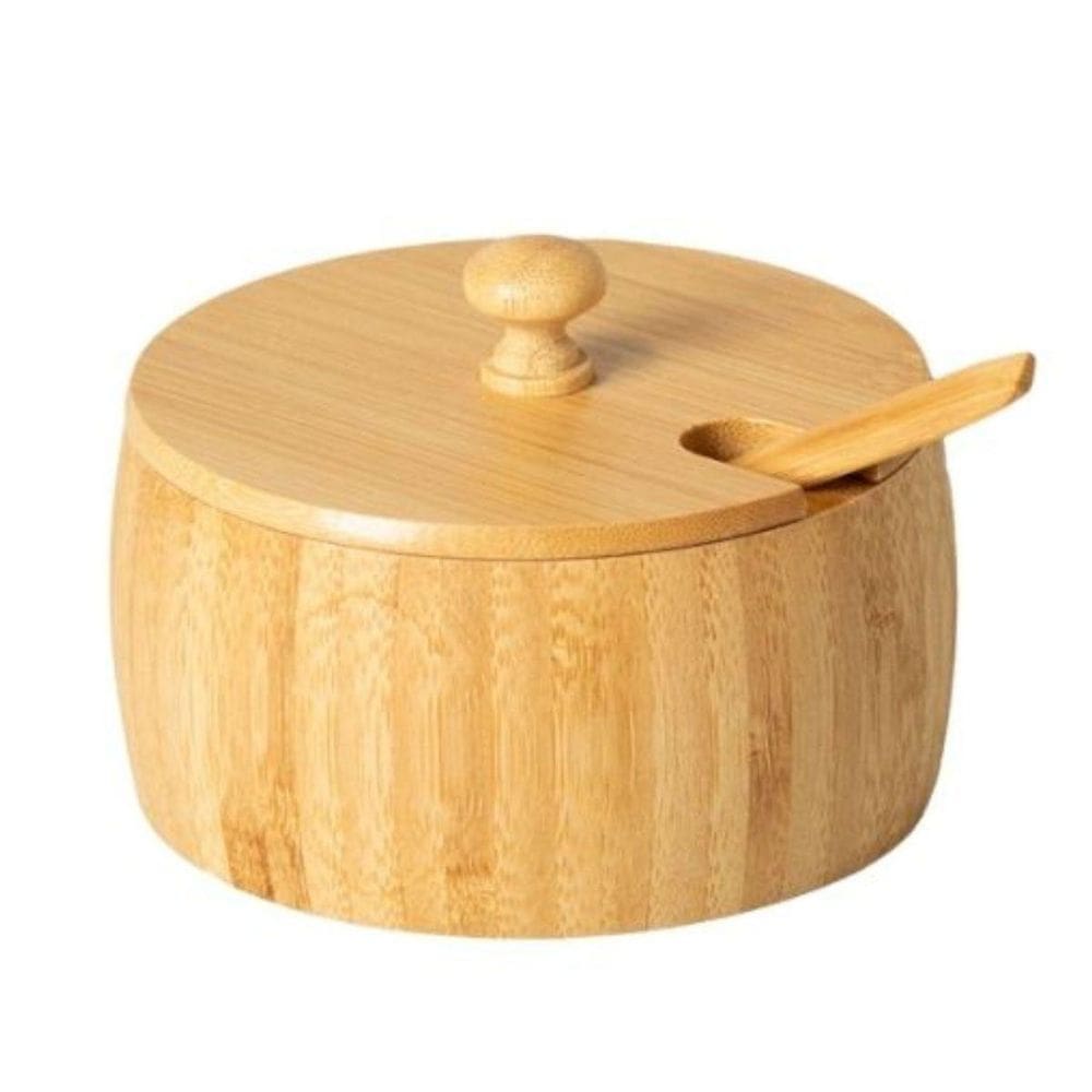 Porta Temperos Farinheiro De Bambú 100% Natural Paramount