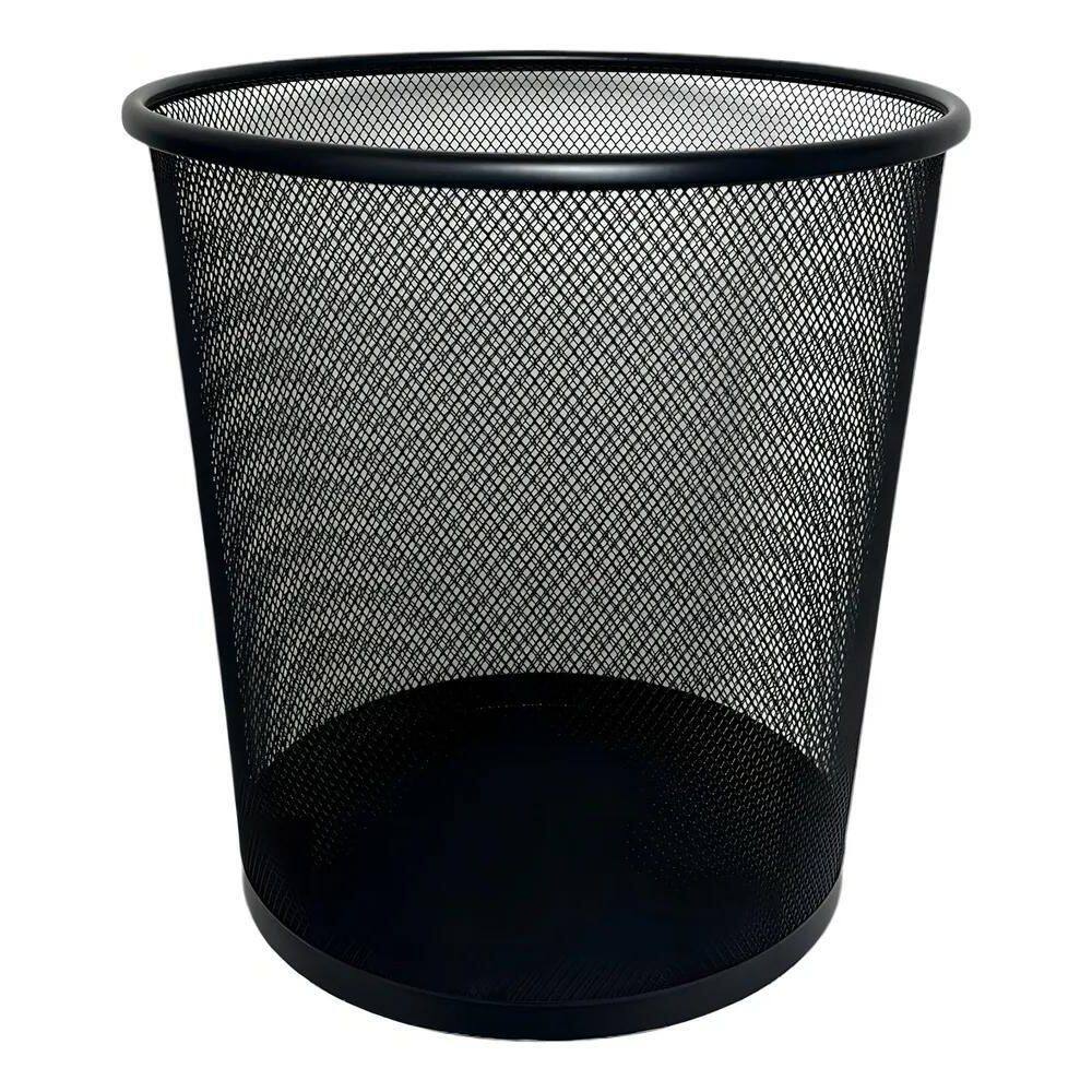 Lixeira Metal Aramado Telada Cesto De Lixo Escritório 12L Co