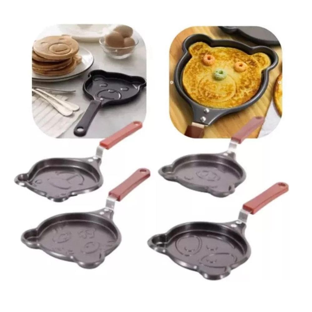 Frigideira Panquequeira Animais Diversão