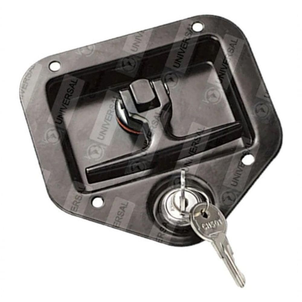 Maçaneta Externa Puxador Com Chave Baús Trailer Motorhome [f103]