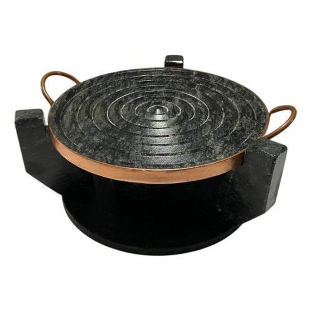 Churrasqueira Caracol De Pedra Sabão Gourmet Fondue 27 Cm