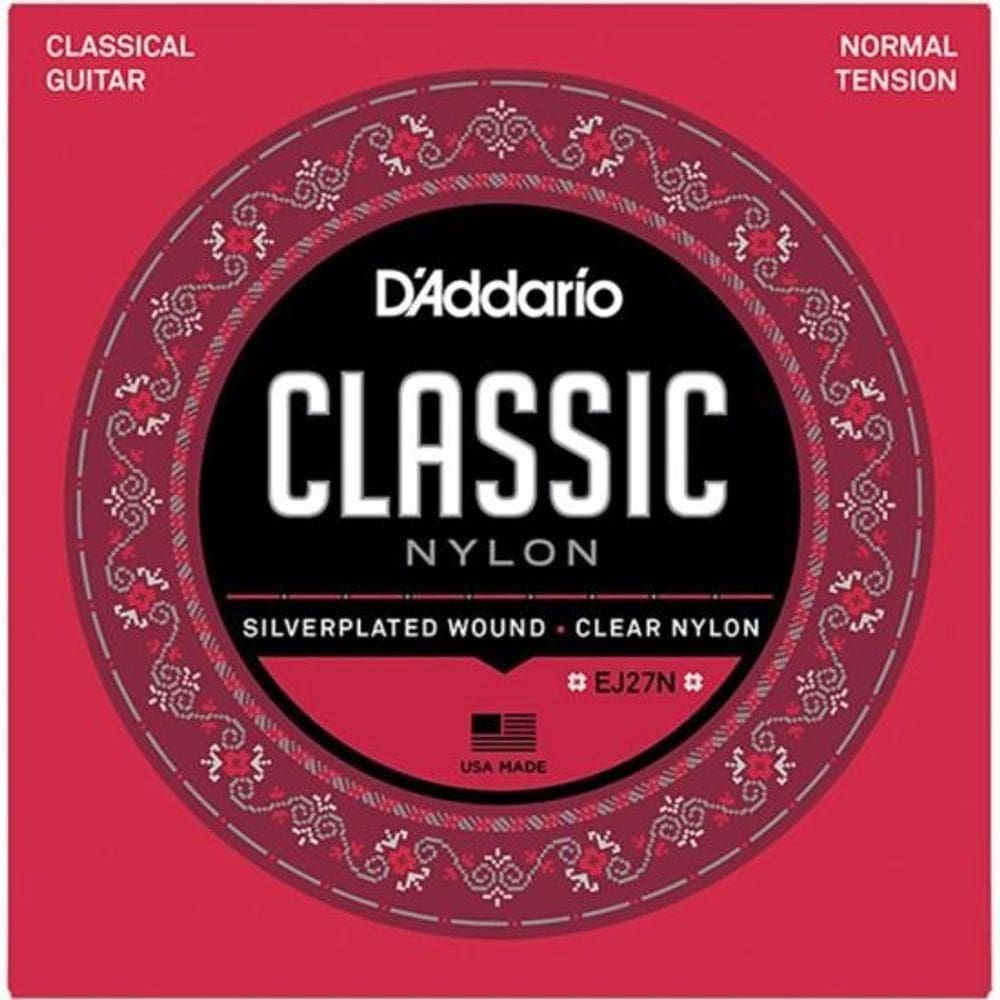 Encordoamento Violão Nylon Tensão Media Student Ej27n D Addario [f002]
