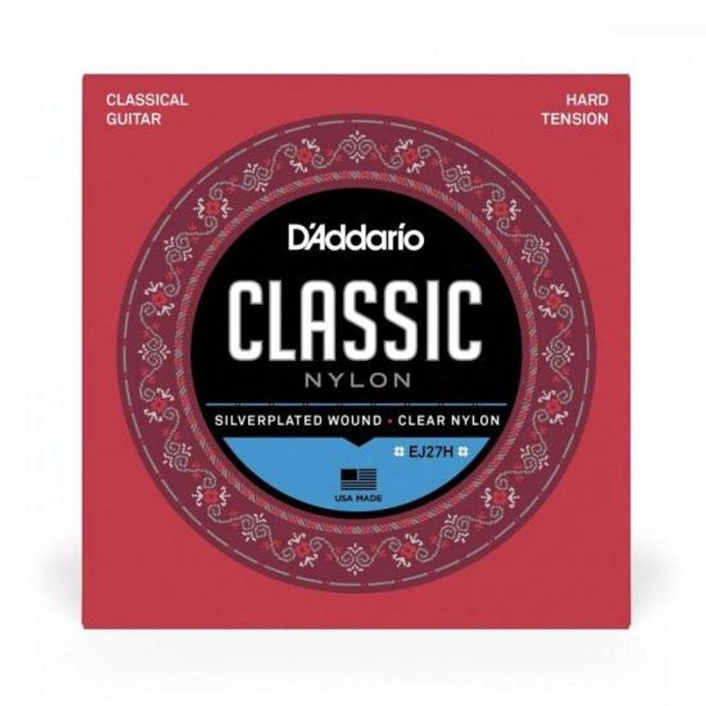 Encordoamento Violão Nylon Tensão Alta Student Ej27h D Addario [f002]