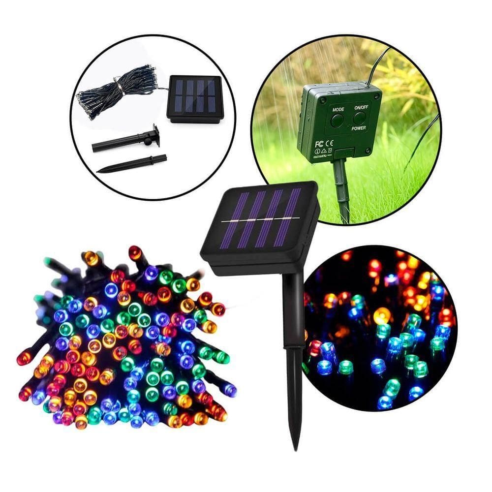 Pisca Pisca Cordão Led Solar Decorativo 10m 100 Lâmpadas