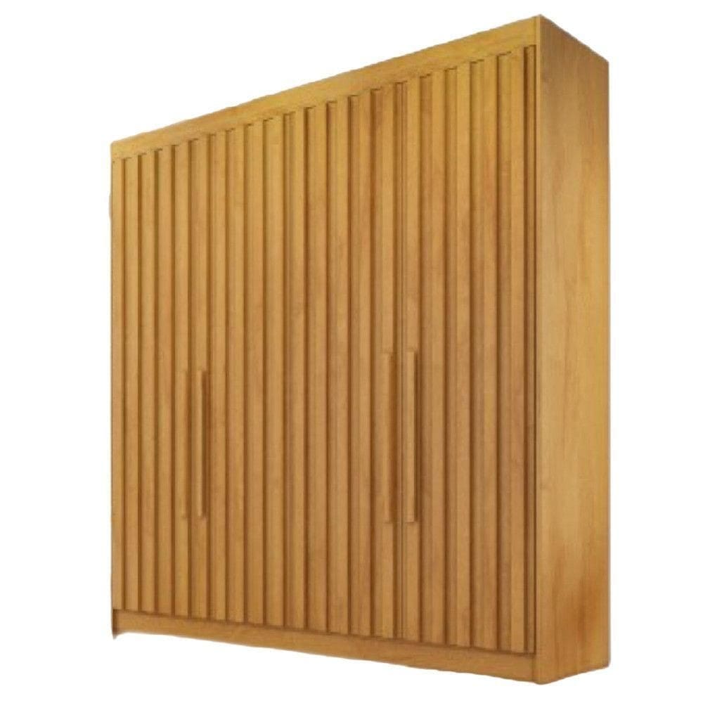 Guarda Roupa 4 Portas Potente 100% Mdf Móveis Europa Peróba