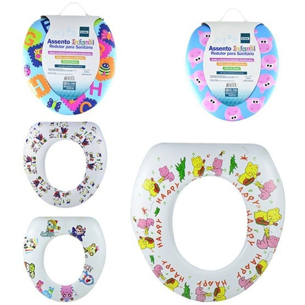 Redutor De Assento Sanitario Para Vaso Infantil Adaptador Acolchoado Com Espuma Menina Menino Cor:menina;tamanho:u
