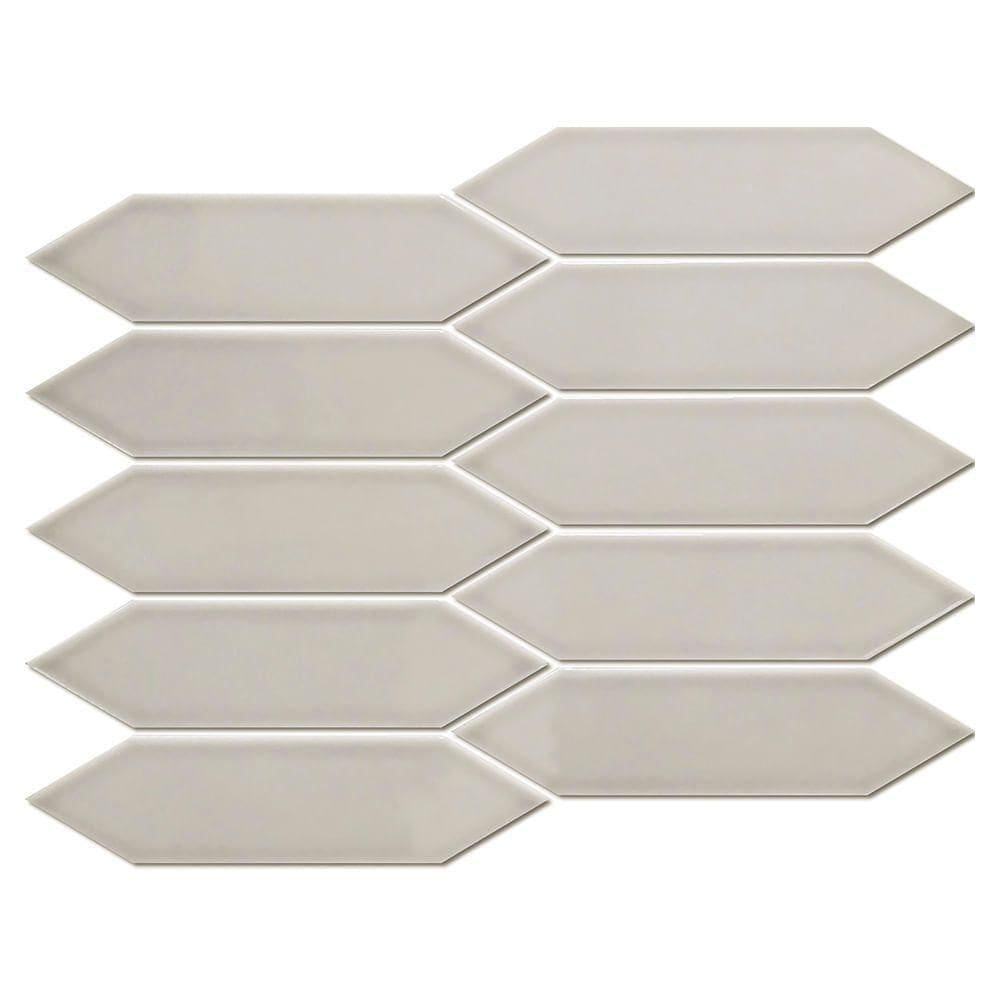 Mosaico De Cerâmica Six Gr Placa 25,7x31,3cm Lux - 6061546a