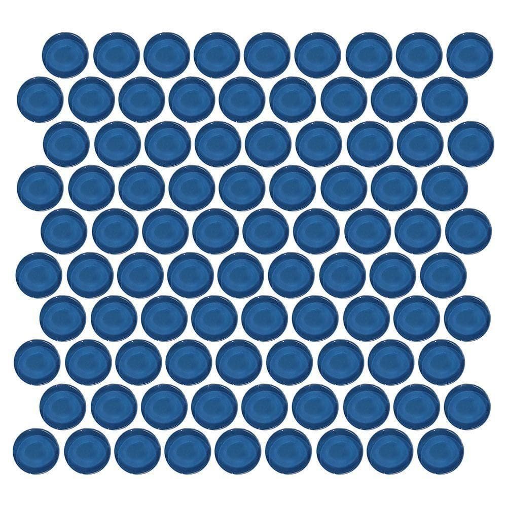 Pastilha De Vidro Ball Dark Blue 3x3 Placa 30x30cm - 1313060005