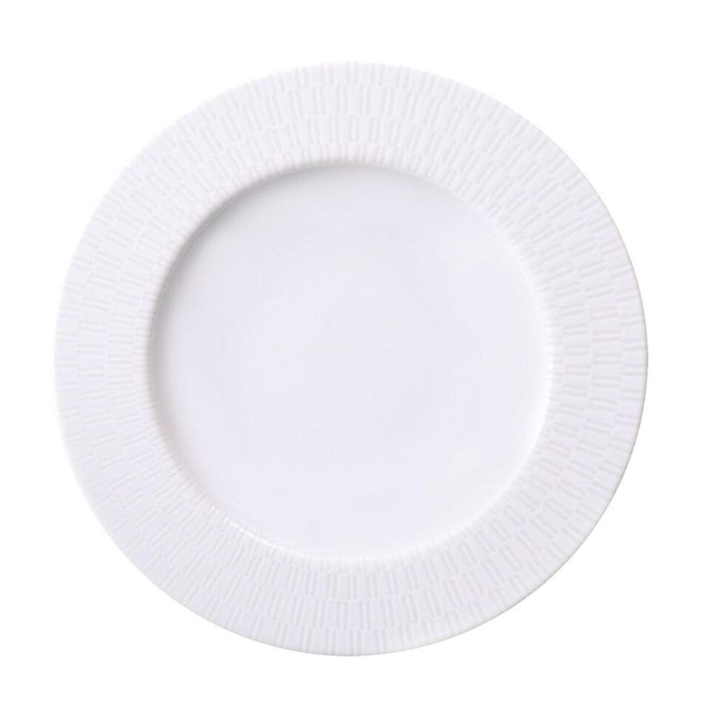 Prato Raso Jantar 28Cm Santorini Porcelana Branco Tramontina