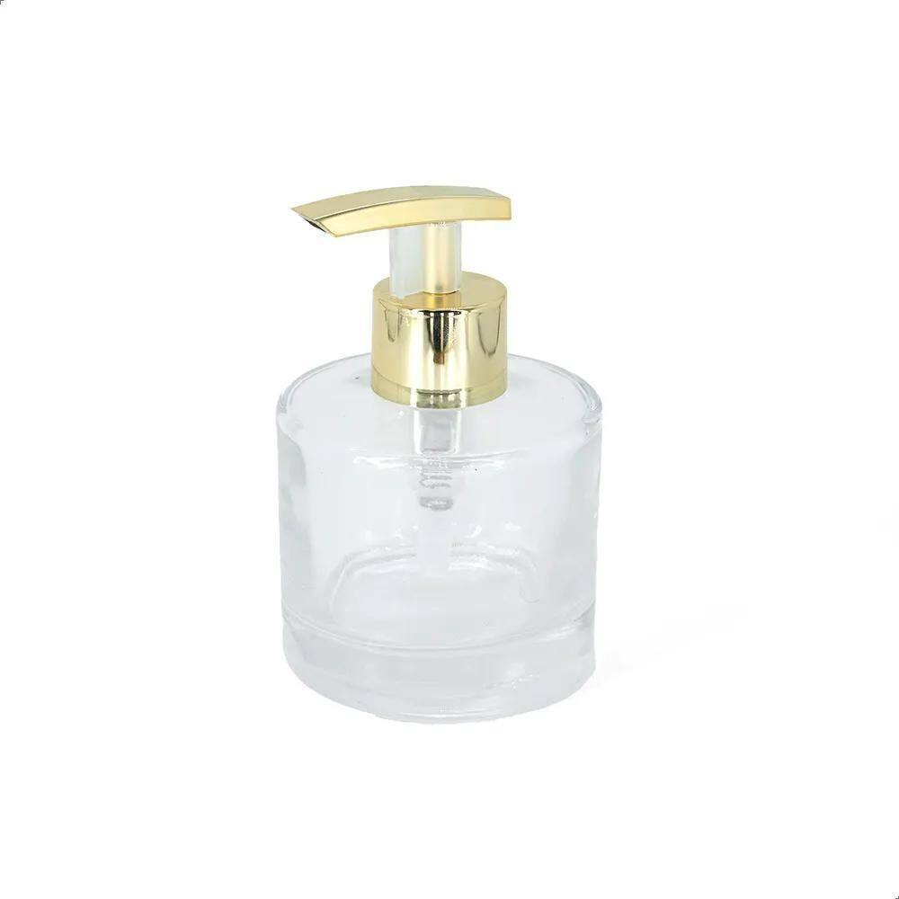 3X Kit Porta Saboneteira Sabonete Liquido De 240Ml Válvula L