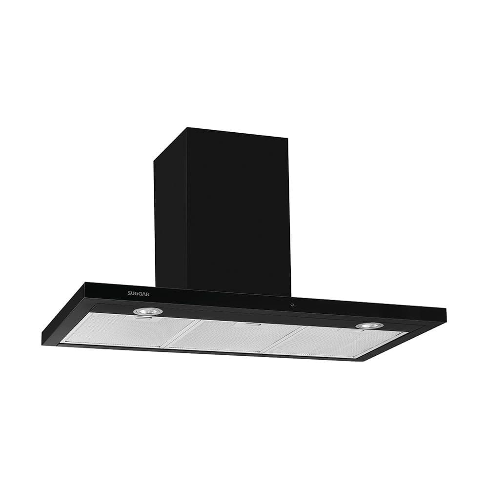 Coifa De Parede Suggar 90cm Slim Touch Display Digital TP1191PT Preto 127v