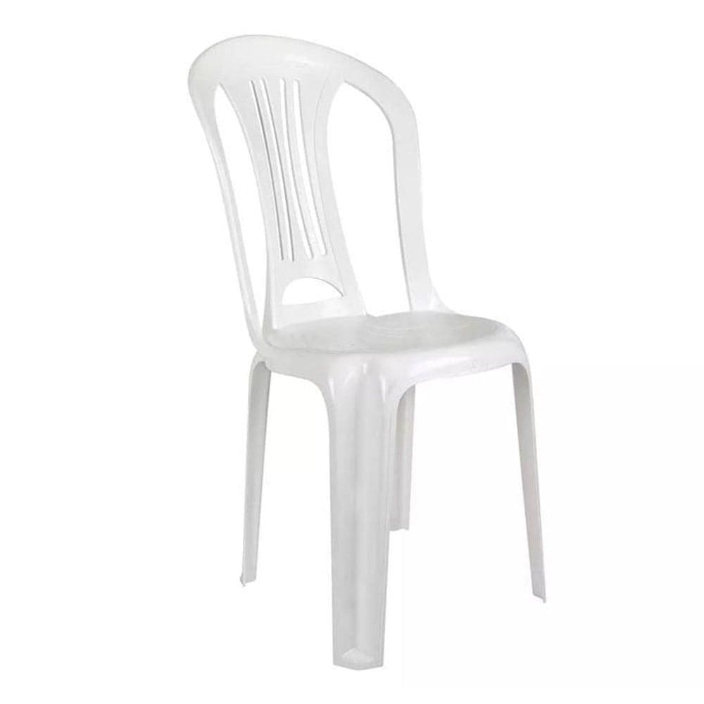Cadeira Plástica Bistrô Mor Bela Vista, Branca