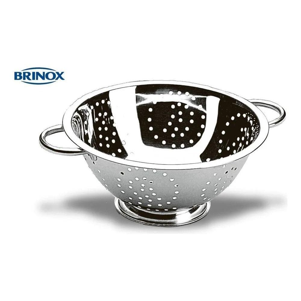 Escorredor De Macarrão Massa Inox Brinox Com Alça Cozinha
