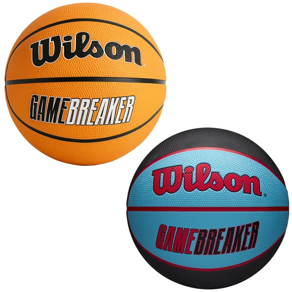 Bola de Basquete Tamanho 7 GameBreaker LR Jogo Indoor Outdoor Treino Wilson