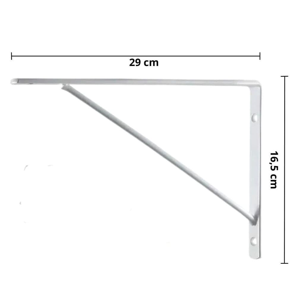Suporte Mão Francesa Para Prateleira E Móveis 29X16,5Cm
