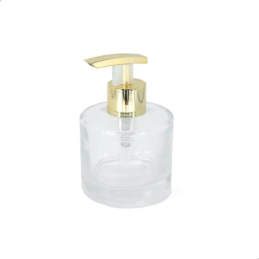 3X Kit Porta Saboneteira Sabonete Liquido De 240Ml Válvula L