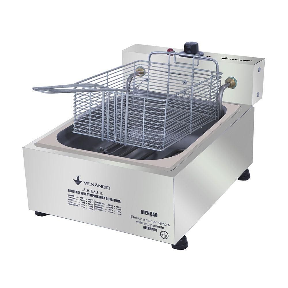 Fritadeira Profissional Elétrica 1 Cuba 5 Litros Venâncio Sfe112