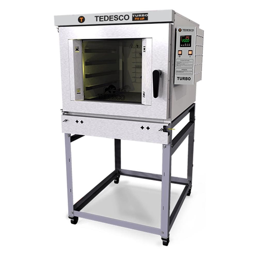 Forno Turbo Elétrico Tedesco 5 Esteiras Trifásico 380V FTT-150E