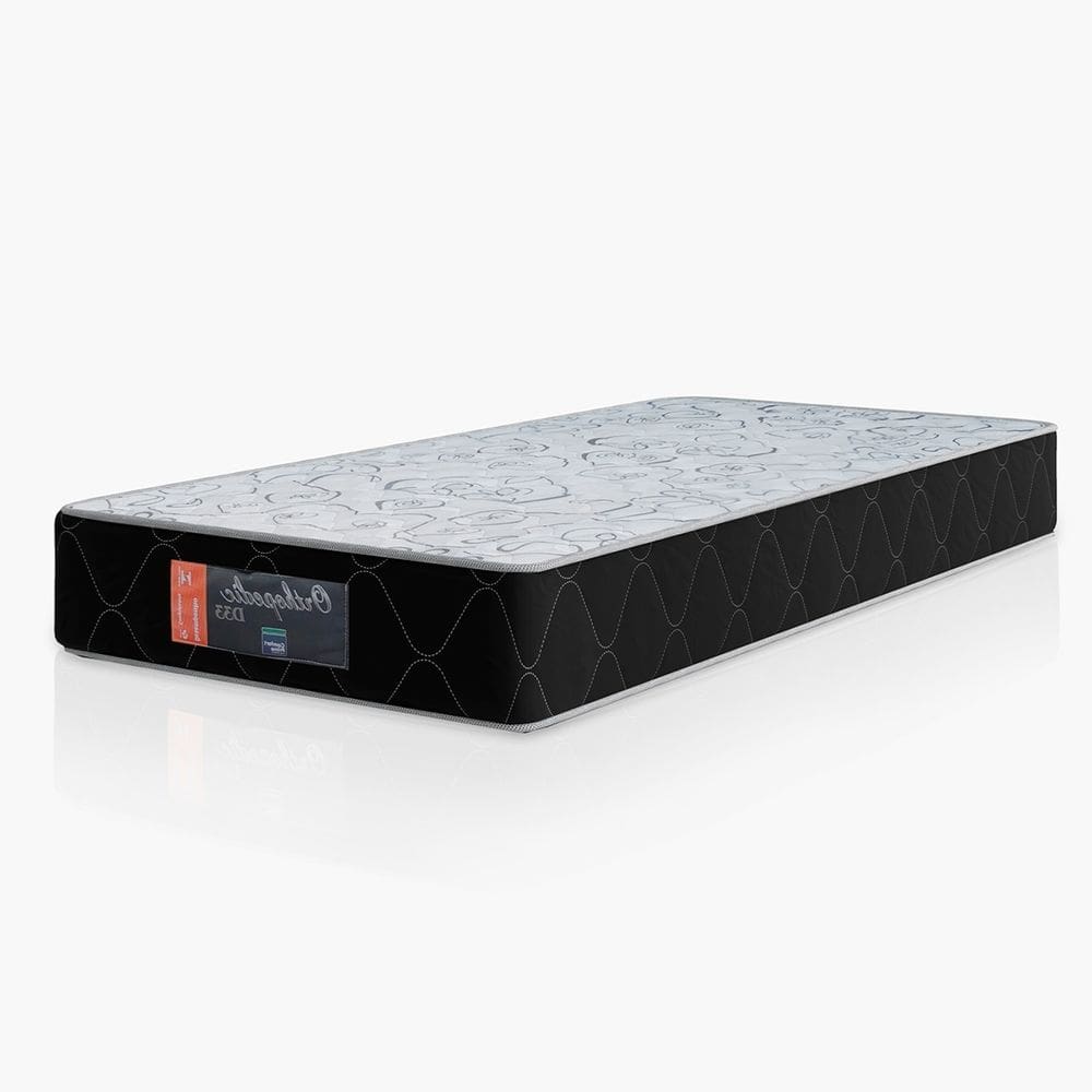 Colchao Solteiro Misto Iso 100 D33 Grafite 20x88x188 - Comfort Prime Orthopedic