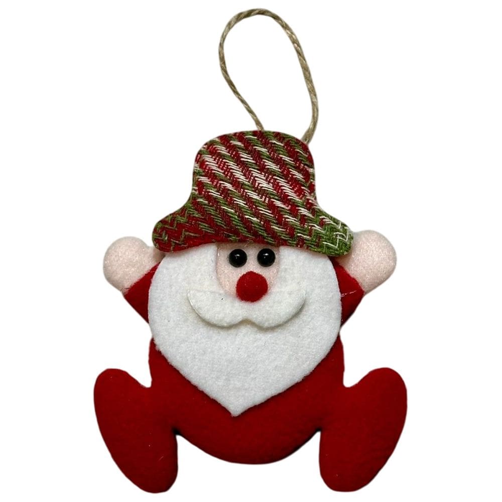 Pendente Natal 11cm Boneco Papai Noel Decoração Árvores