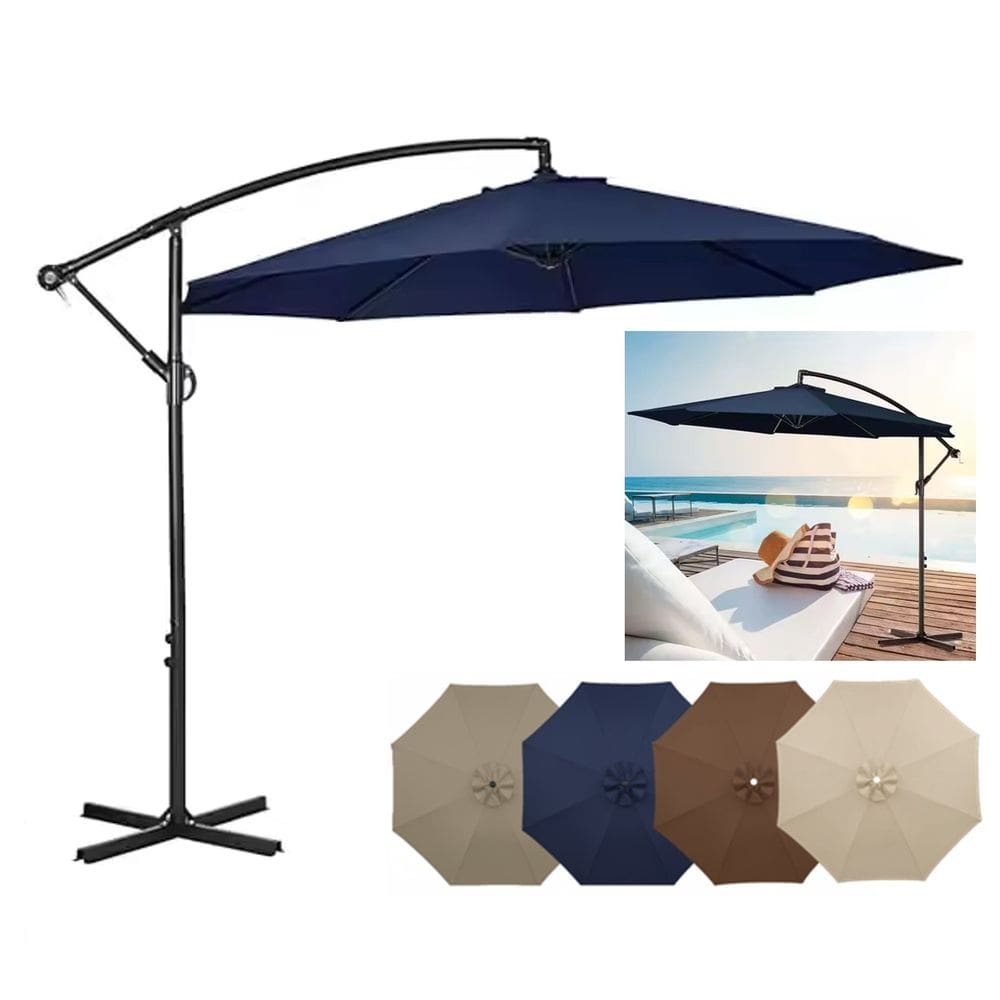 Ombrelone Lateral Suspenso 3m Kauai Guarda Sol Piscina Jardim - AMZ