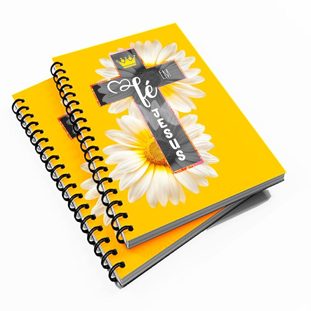 Caderno Universitário 96 fls Fé Em Jesus