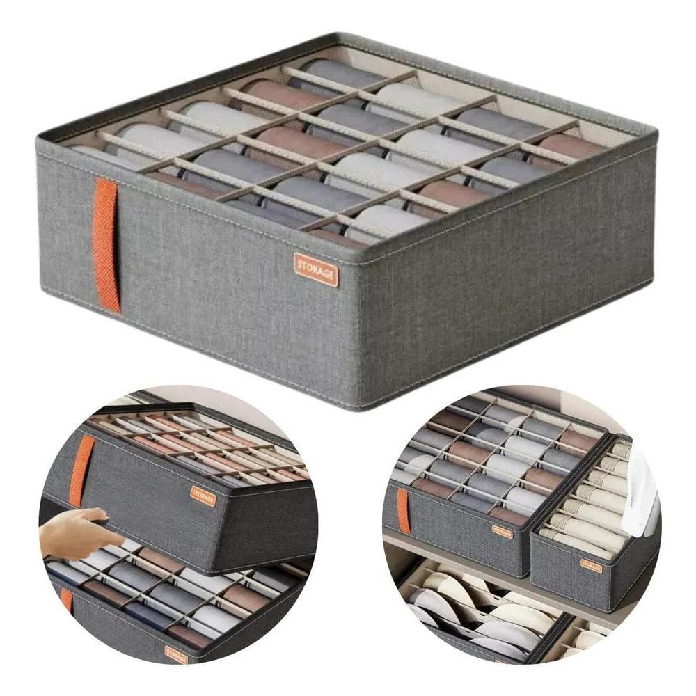 Cesto Organizador Divisória Desmontável Guarda Roupa Gaveta