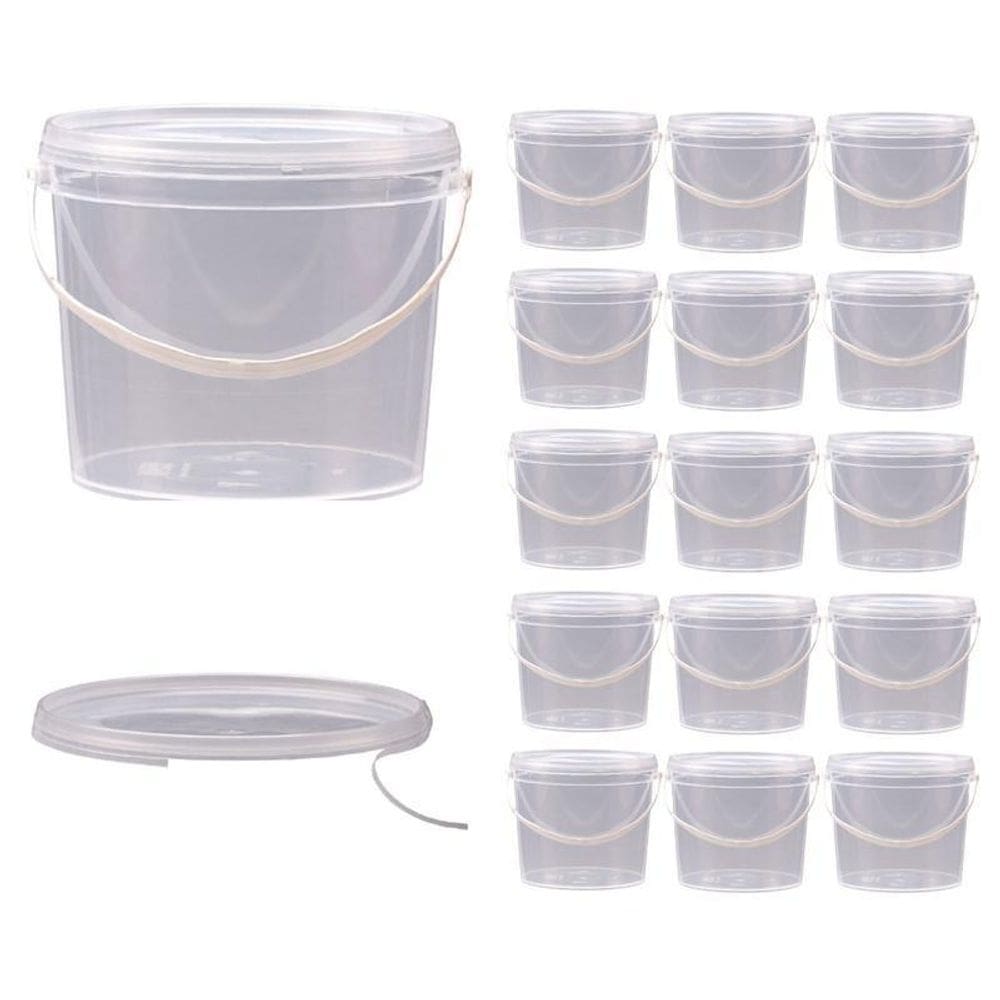 Balde Transparente Para Catupiry 15 Pçs