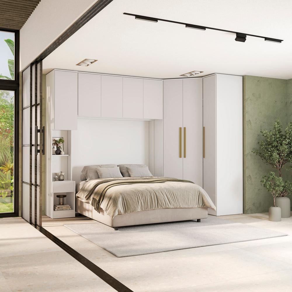 Quarto Completo Kappesberg Adapt  7 Peças Branco