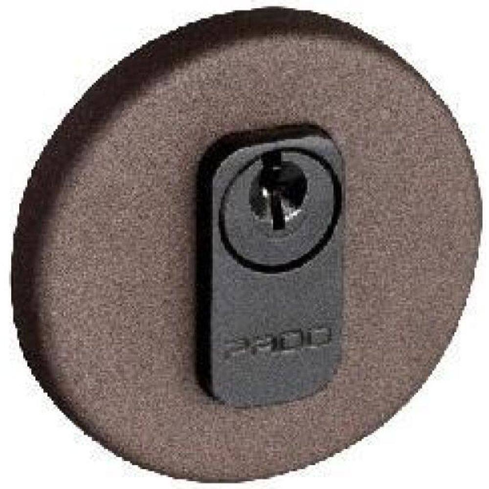 Fechadura Trava Rolete Porta Pivotante Pado Corten Marrom