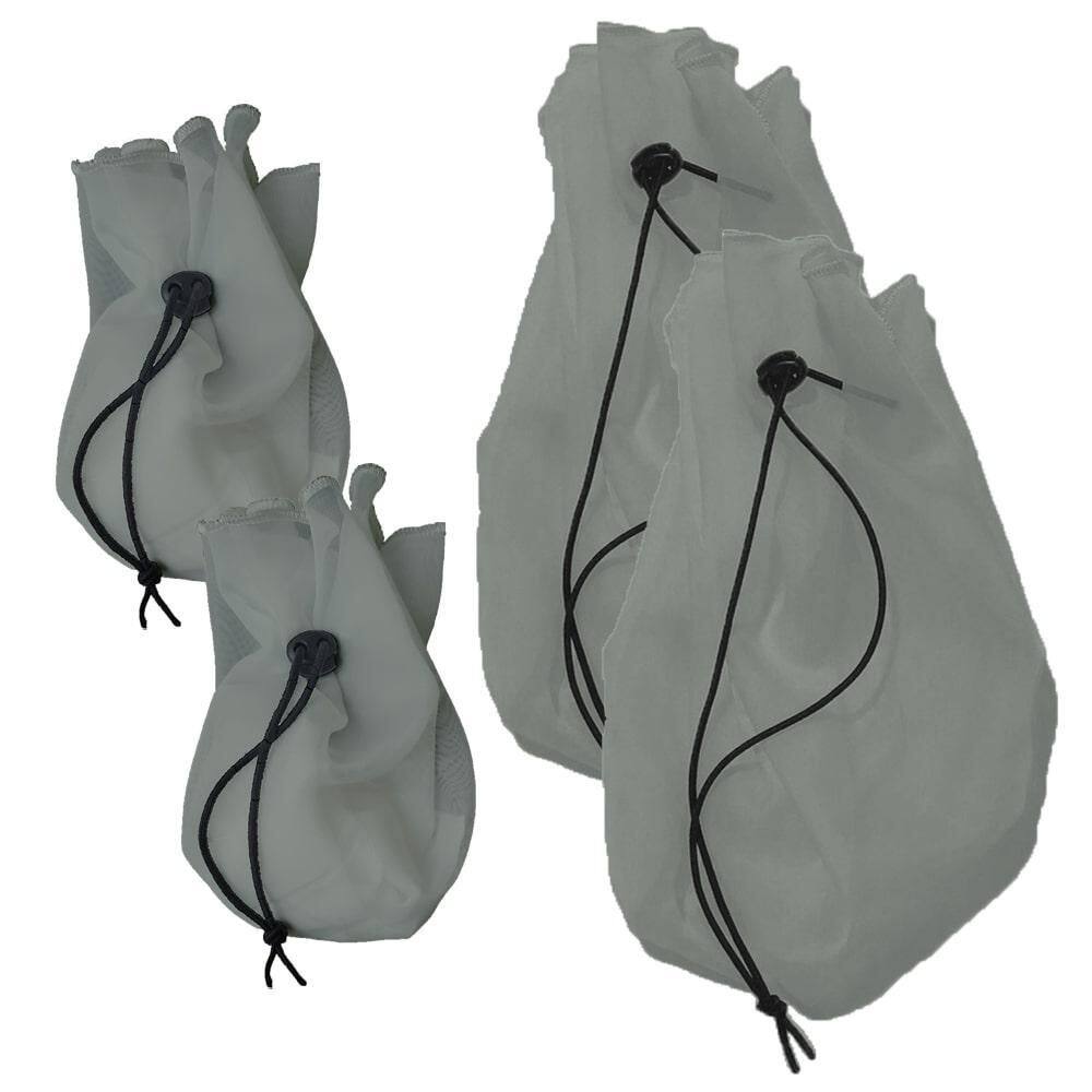 Kit Coador Voal Cinza 2 Pp + 2 Médio Suco Verde Detox Kefir