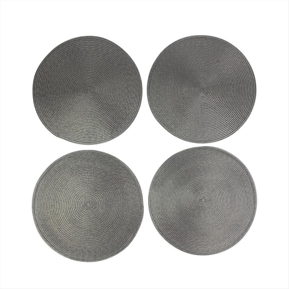 Kit Souspla Redondo 38Cm 4 Unidades Impermeavél Mesa Posta