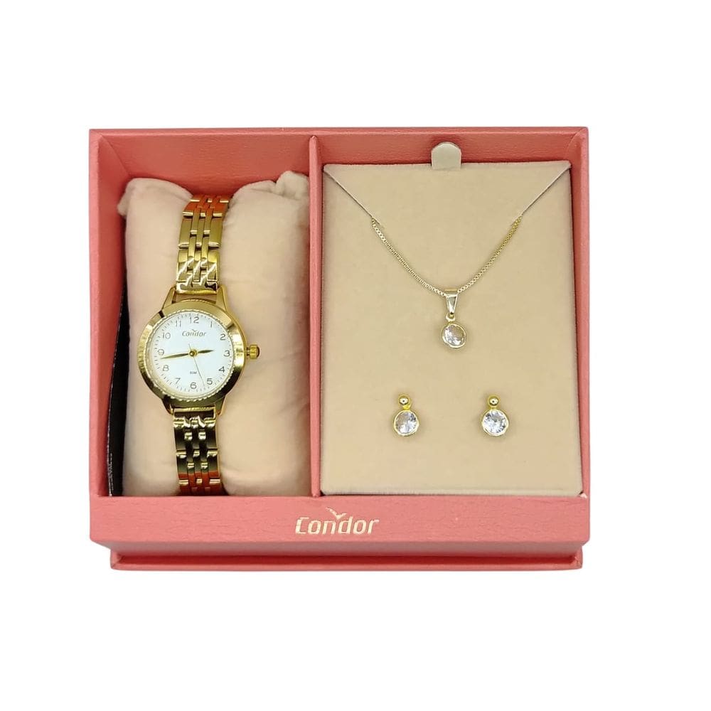 Kit Relógio feminino Condor 25mm