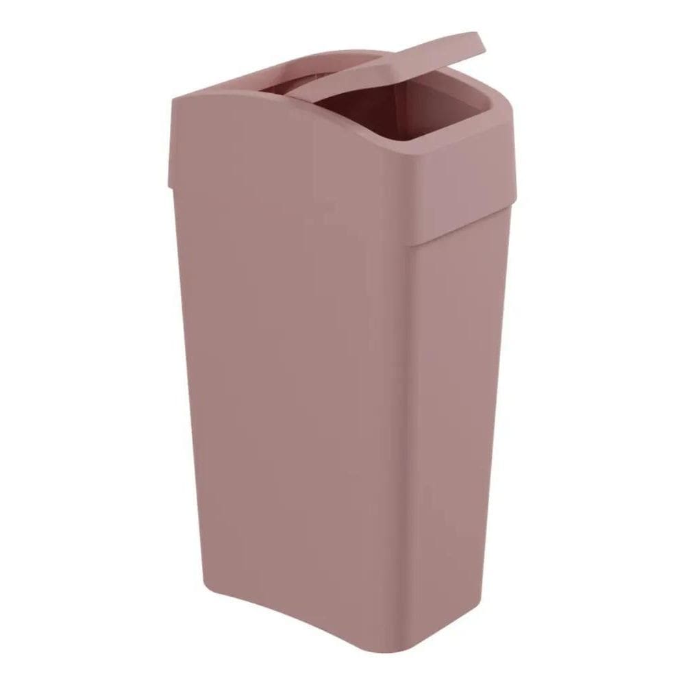 10X Lixeira Cesto De Lixo Banheiro Cozinha Tampa Basculante