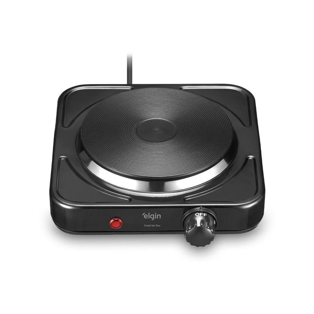 Fogão Elétrico Cooktop 1 Boca - Controle de Temperatura Termostato de Segurança 1.000W 110V